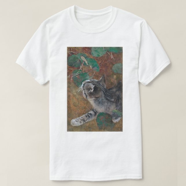 Cat, Bruno Liljefors Tee (Design framsida)