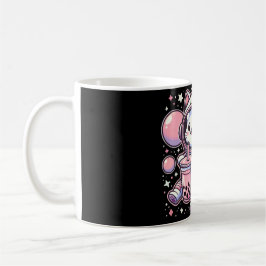 Cat Bubble Boba Tea in Space Astronaut Anime Kaffemugg
