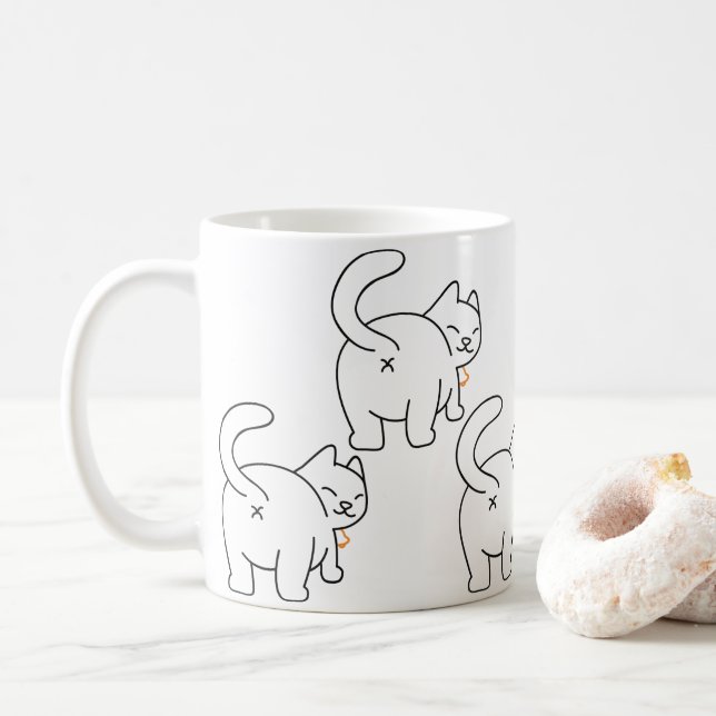 Cat Bum Mugg (Med munk)