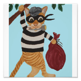 Cat Burglar Fototryck