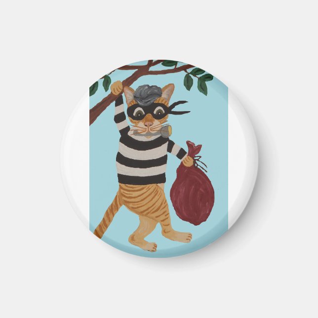 Cat Burglar Magnet (Framsidan)