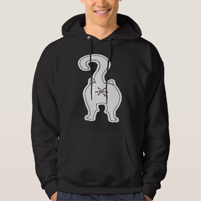 Cat Butt  Animal Hoodie (Framsida)