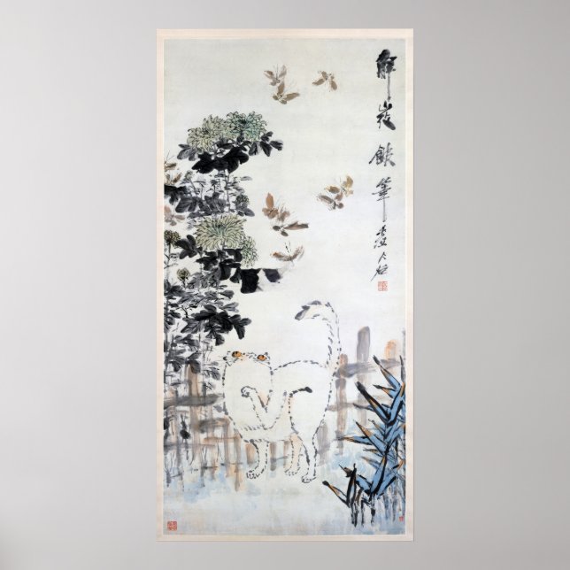 Cat & Butterfly, XuGu (Zhu Huairen) Poster (Framsidan)