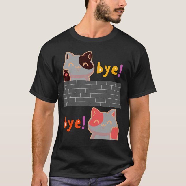 CAT BYE BYE T SHIRT (Framsida)