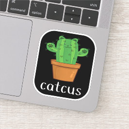 CAT CACTUS - CATCUS Funny Cat Klistermärken