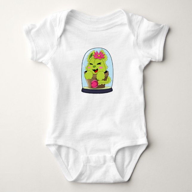 Cat Cactus T Shirt (Framsida)