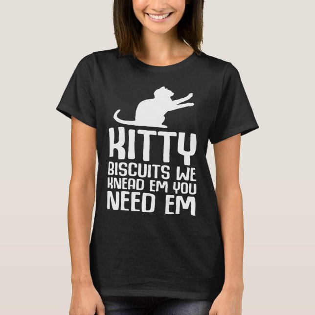 Cat Cake  Baking Cat  Cat sweets T Shirt (Framsida)