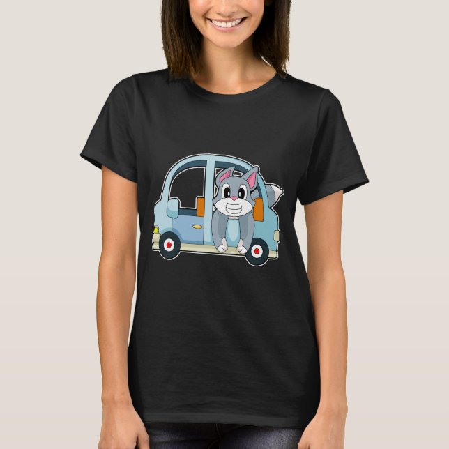 Cat Car T Shirt (Framsida)