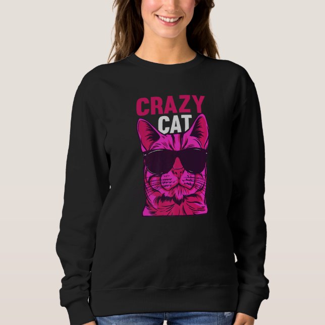 Cat Cat Owner Cat Meme I Crazy Cat T Shirt (Framsida)
