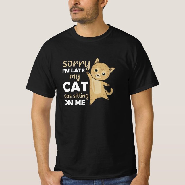 Cat Cats Kittens Funny Sayed Cute Animals T Shirt (Framsida)