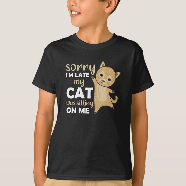 Cat Cats Kittens Funny Sayed Cute Animals T Shirt (Framsida)