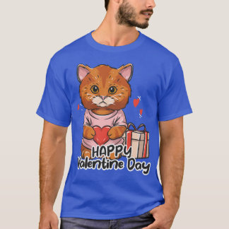 Cat Celebrate Alla hjärtans dag TShirt 2 T Shirt