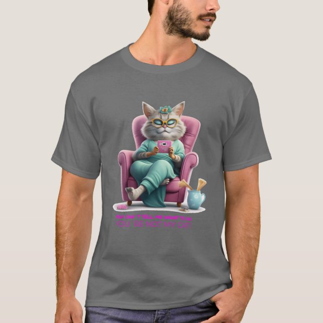 Cat Chef flicka T Shirt (Framsida)
