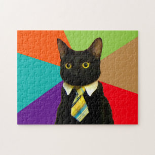 Cat-chef in tie pussel