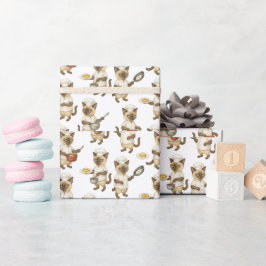 Cat Chef lagar Breakfast Presentpapper