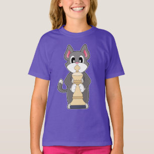 Cat Chess biet Kung Chess T Shirt