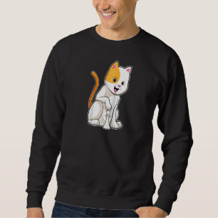 Cat Chess Chess Biet Queen Raglan Lång Ärmad Tröja