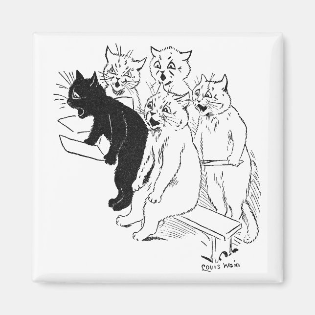 Cat Chorus Magnet (Framsidan)