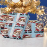 CAT CHRISTMAS, SANTA TASSAR FUNNY PRESENTPAPPER<br><div class="desc">SANTA TASSAR CUTE GINGER KATTUNGE WRAPPING PAPPER</div>