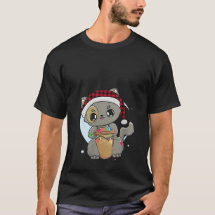 Cat Coffee Mugg Anime Kawaii Neko Jul Kitten T Shirt