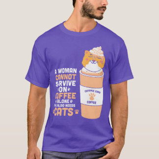 CAT COFFEE-vänner T Shirt