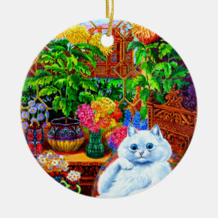 Cat College Master Julgransprydnad Keramik