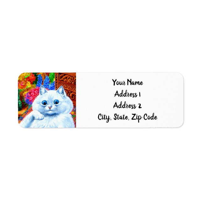 Cat College Master Returadress Etikett (Framsidan)