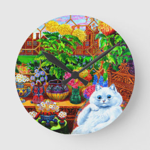Cat College Master Rund Klocka