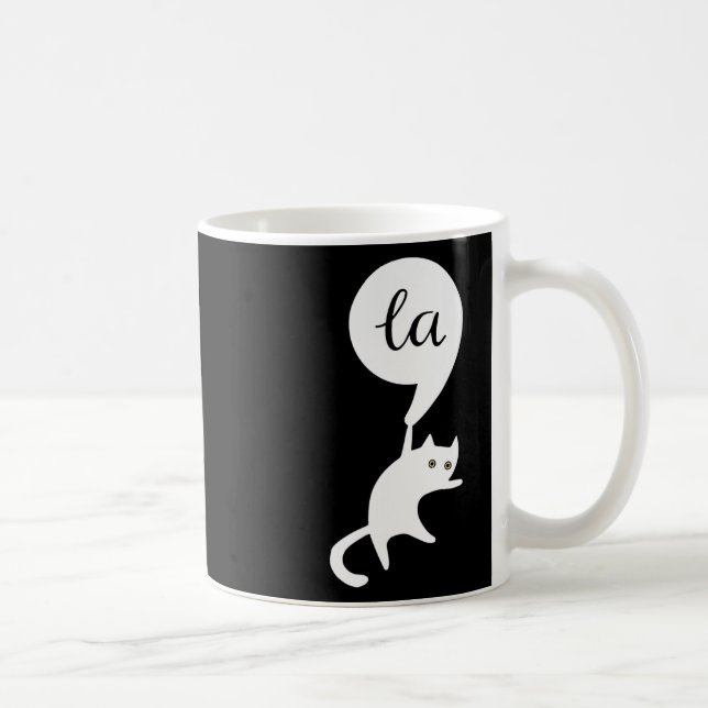 Cat Comma La Kamala Harris för president 2024 Elec Kaffemugg (Höger)