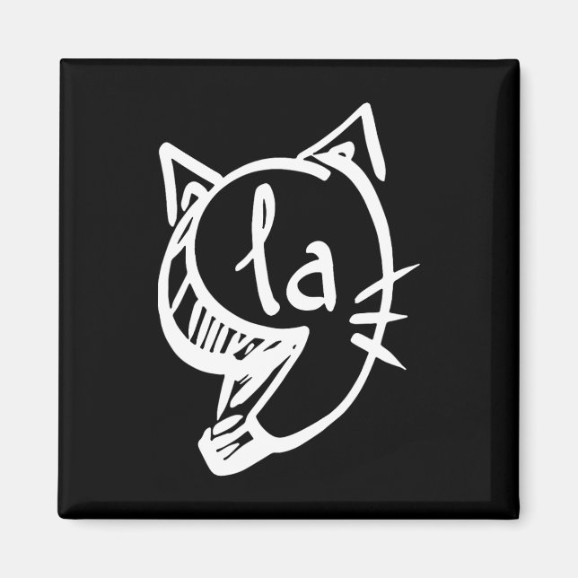 Cat Comma La Kamala Harris för president 2024 Elec Magnet (Framsidan)