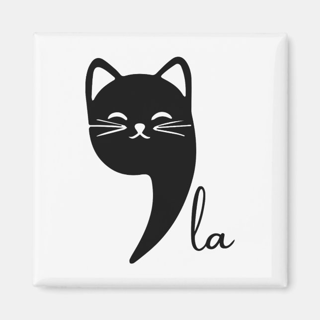 Cat Comma La Kamala Harris för president 2024 Elec Magnet (Framsidan)