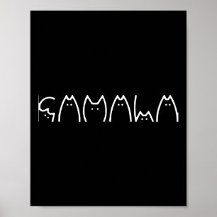 Cat Comma La Kamala Harris för president 2024 Elec Poster