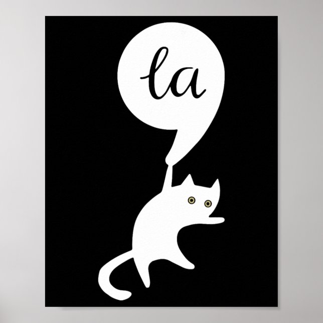 Cat Comma La Kamala Harris för president 2024 Elec Poster (Framsidan)