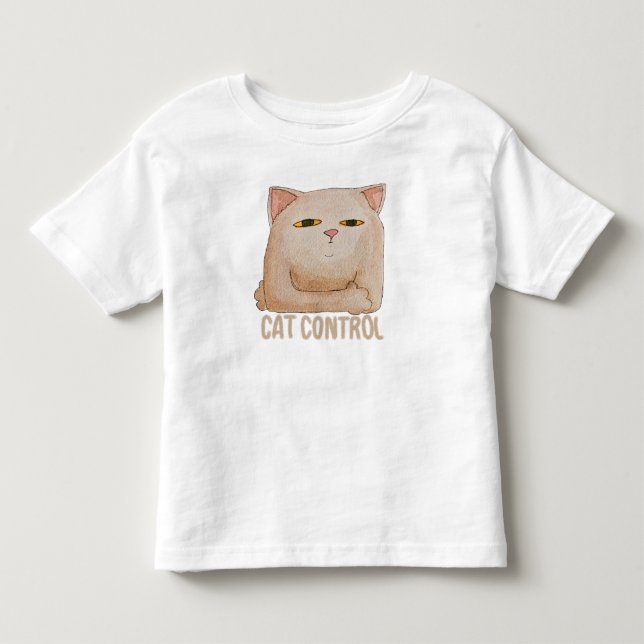 Cat Control T Shirt (Framsida)