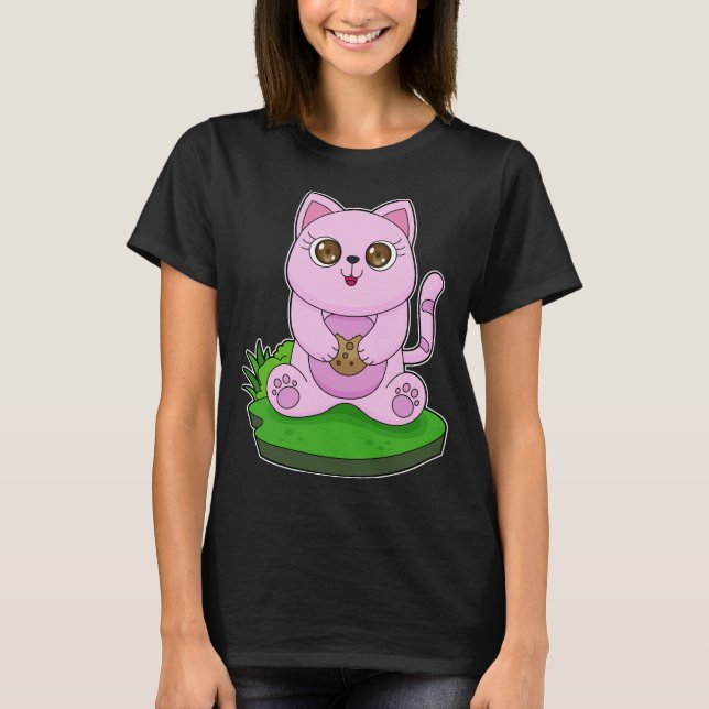 Cat Cookie T Shirt (Framsida)