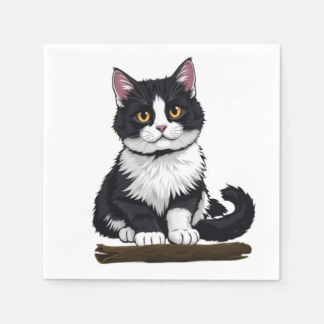 Cat cool pappersservett (Framsidan)