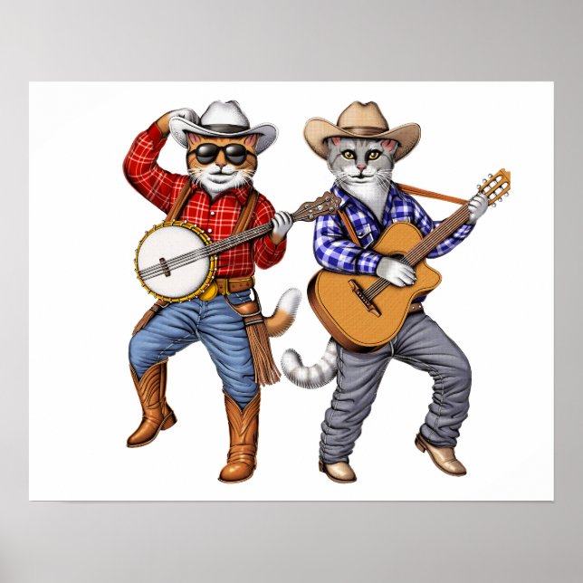 Cat Cowboys Poster (Framsidan)