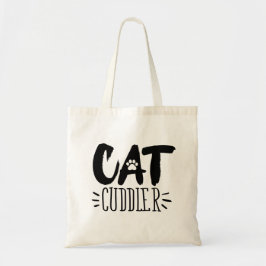 Cat Cuddler Lycklig Cuddler Aesthetic Cat Bilder Tygkasse