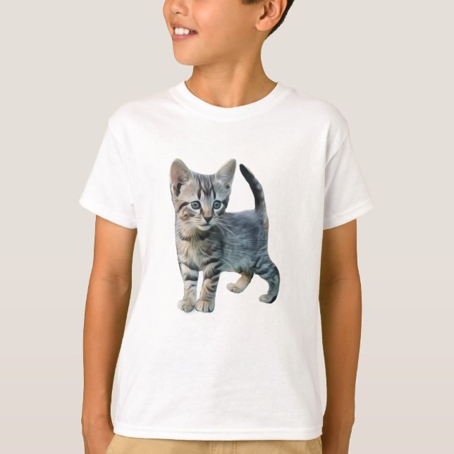 Cat Cute Cats Kittens Cute Animals T Shirt (Framsida)