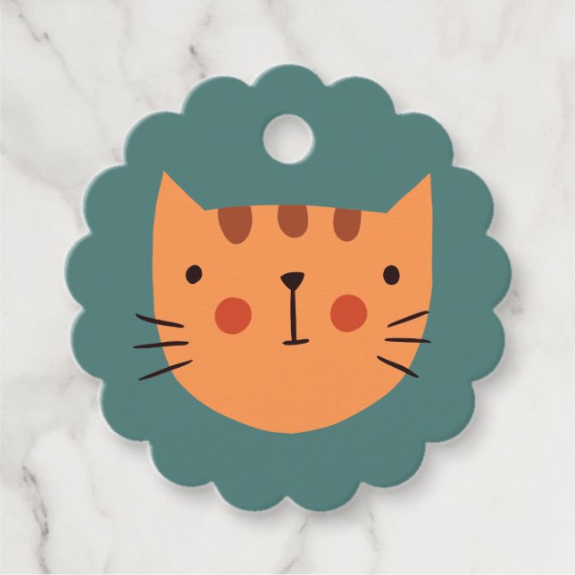 Cat Cute Gift Gåvor Etiketter (Framsida)