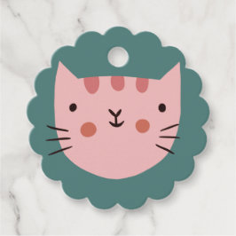 Cat Cute Gift Gåvor Etiketter