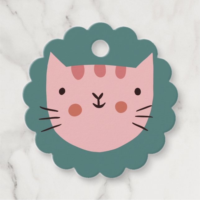Cat Cute Gift Gåvor Etiketter (Framsida)