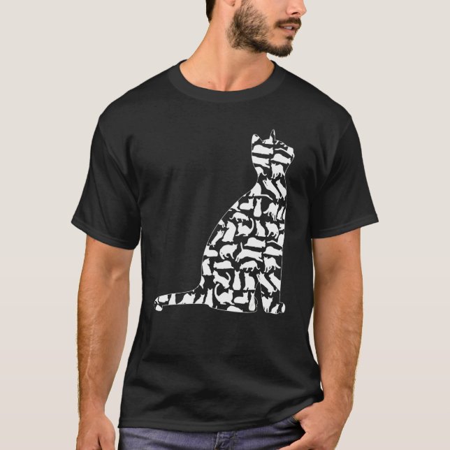 Cat Cute Kattunge Cat 5 T Shirt (Framsida)