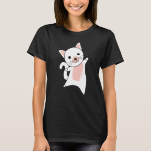 Cat Cute Kitten White Cats Cute Cute Animals T Shirt