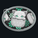 Cat Cute och Playful peading från en Pocket<br><div class="desc">Kattunge Cute Playful Baby Cat med stort aqua Ögon,  som kommer ut från en Pocket. Original Vector illustration Copyright BluedarkArt TheChameleonArt.</div>