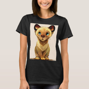 Cat Cyber Punk Konstig Manar Women Boys Girls 9 T Shirt