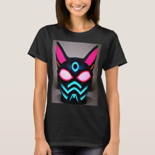 Cat Cyber Punk Konstig Manar Women Boys Girls T Shirt