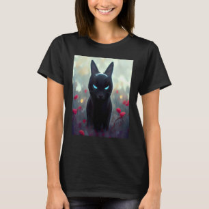 Cat Cyber Punk Konstig Manar Women Boys Girls T Shirt