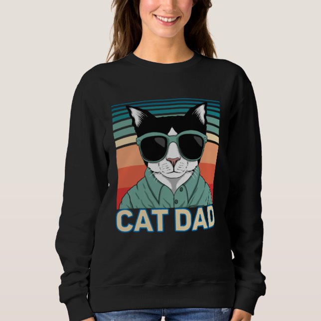 Cat Dad T Shirt (Framsida)