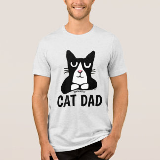 CAT DAD TUXEDO CAT PANDA KITTY T-Shirt